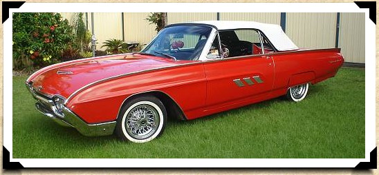 1963 Red Thunderbird Convertible